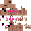 Minecraft skin texture, 64x64 pixels