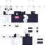 Minecraft skin texture, 64x64 pixels