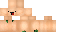 Minecraft skin texture, 64x32 legacy pixels