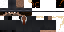 Minecraft skin texture, 64x32 legacy pixels
