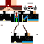 Minecraft skin texture, 64x64 pixels