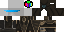 Minecraft skin texture, 64x32 legacy pixels