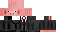 Minecraft skin texture, 64x32 legacy pixels