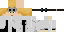 Minecraft skin texture, 64x32 legacy pixels