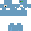 Minecraft skin texture, 64x64 pixels
