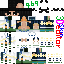 Minecraft skin texture, 64x64 pixels