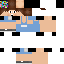 Minecraft skin texture, 64x64 pixels