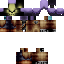 Minecraft skin texture, 64x64 pixels