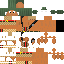 Minecraft skin texture, 64x64 pixels