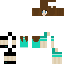 Minecraft skin texture, 64x64 pixels