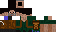 Minecraft skin texture, 64x32 legacy pixels