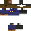 Minecraft skin texture, 64x64 pixels