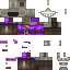 Minecraft skin texture, 64x64 pixels