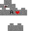 Minecraft skin texture, 64x64 pixels