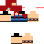 Minecraft skin texture, 64x64 pixels