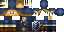 Minecraft skin texture, 64x32 legacy pixels