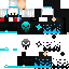 Minecraft skin texture, 64x64 pixels