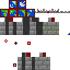 Minecraft skin texture, 64x64 pixels