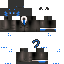Minecraft skin texture, 64x64 pixels