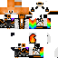 Minecraft skin texture, 64x64 pixels