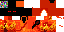 Minecraft skin texture, 64x32 legacy pixels