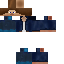 Minecraft skin texture, 64x64 pixels