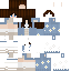 Minecraft skin texture, 64x64 pixels