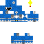 Minecraft skin texture, 64x64 pixels