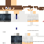 Minecraft skin texture, 64x64 pixels