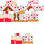 Minecraft skin texture, 64x64 pixels