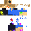 Minecraft skin texture, 64x64 pixels