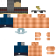 Minecraft skin texture, 64x64 pixels