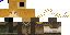 Minecraft skin texture, 64x32 legacy pixels