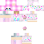 Minecraft skin texture, 64x64 pixels