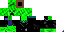Minecraft skin texture, 64x32 legacy pixels