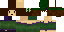 Minecraft skin texture, 64x32 legacy pixels