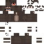 Gray Minecraft skin texture, 64x64 pixels