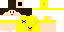 Minecraft skin texture, 64x32 legacy pixels