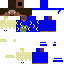 Minecraft skin texture, 64x64 pixels