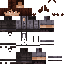 Minecraft skin texture, 64x64 pixels
