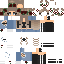 Minecraft skin texture, 64x64 pixels