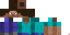 Minecraft skin texture, 64x32 legacy pixels