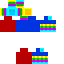 Minecraft skin texture, 64x64 pixels