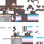 Minecraft skin texture, 64x64 pixels