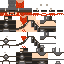 Minecraft skin texture, 64x64 pixels