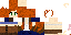 Minecraft skin texture, 64x32 legacy pixels