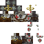 Minecraft skin texture, 64x64 pixels
