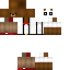 Minecraft skin texture, 64x64 pixels