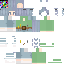 Minecraft skin texture, 64x64 pixels
