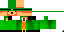 Minecraft skin texture, 64x32 legacy pixels